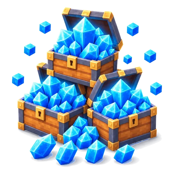 18000 Kristalle
